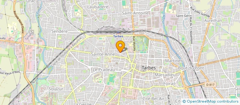 localisation de l'entreprise SCI HUGO INVEST  TARBES