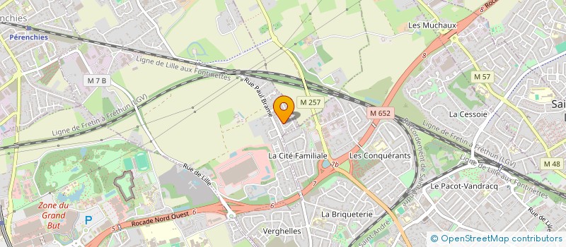 localisation de l'entreprise SCI HUGO MEDICA  LOMPRET