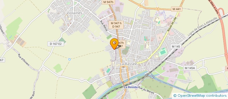 localisation de l'entreprise SCI HUGO MEUNIER  VIOLAINES