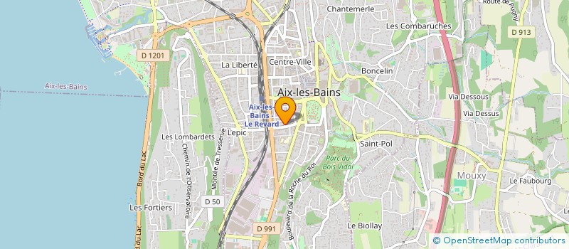 localisation de l'entreprise SCI HUGO-RAPHAEL  AIX-LES-BAINS