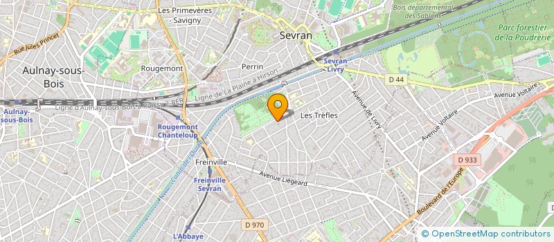 localisation de l'entreprise SCI HUGO SEVRAN à SEVRAN