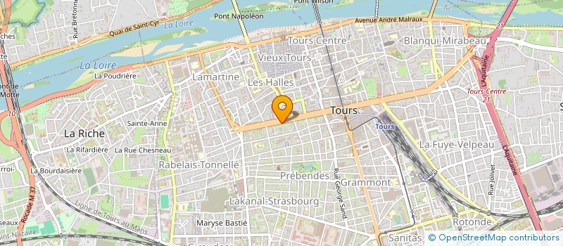 localisation de l'entreprise SCI HUGOBONNIN  TOURS