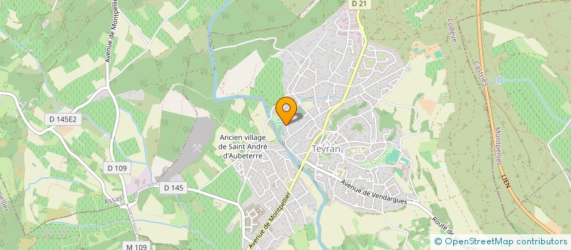 localisation de l'entreprise SCI HUGOEL  TEYRAN