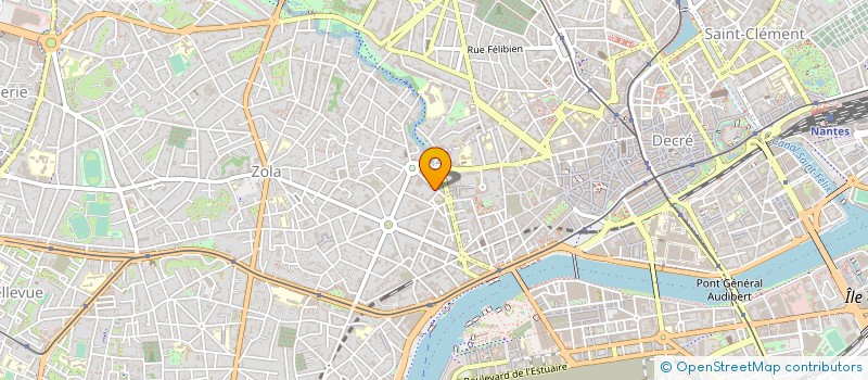 localisation de l'entreprise SCI HUGON  NANTES