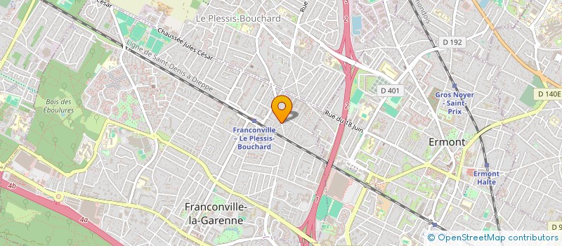 localisation de l'entreprise SCI HUGONIN  FRANCONVILLE