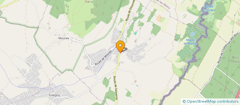 localisation de l'entreprise SCI HUGOSCAR  GRILLY