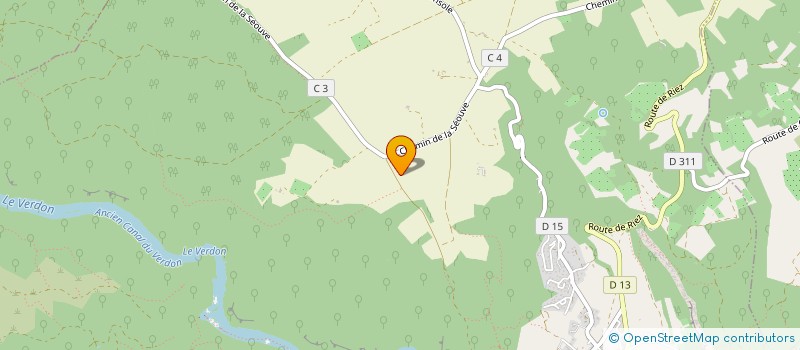 localisation de l'entreprise SCI HUGOU  RIEZ