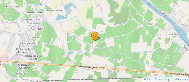 localisation de l'entreprise SCI HUGS  SAINT-AVIT-SAINT-NAZAIRE