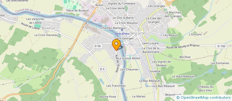 localisation de l'entreprise SCI HUGSAND à BUXEUIL