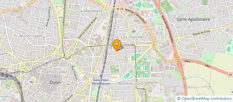 localisation de l'entreprise SCI HUGUES III à DIJON