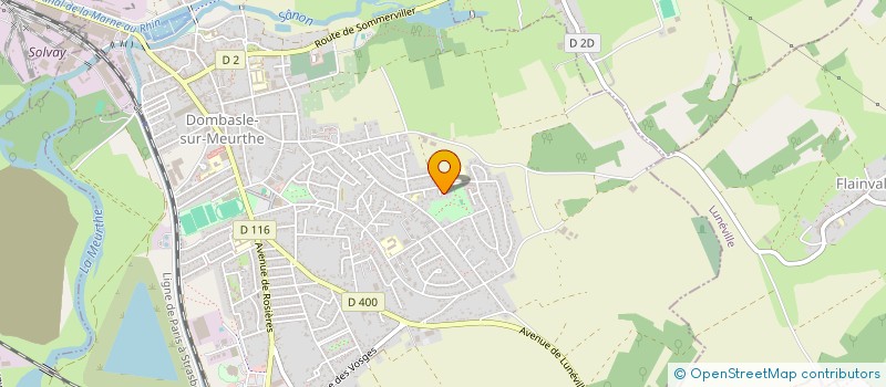 localisation de l'entreprise SCI HUGUETTE  DOMBASLE-SUR-MEURTHE