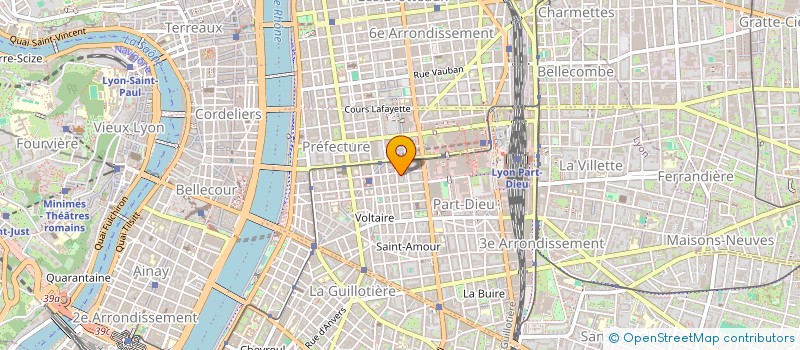 localisation de l'entreprise SCI HUISPARTDIEU  LYON