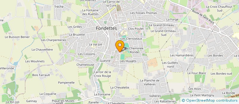 localisation de l'entreprise SCI HUITEME ROZE à FONDETTES