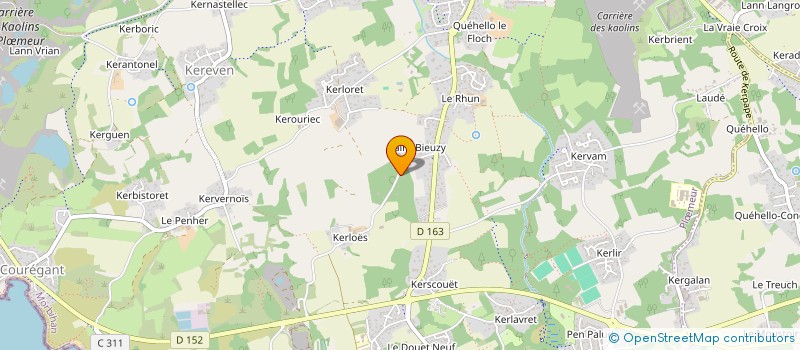 localisation de l'entreprise SCI HUJECLEM à PLOEMEUR