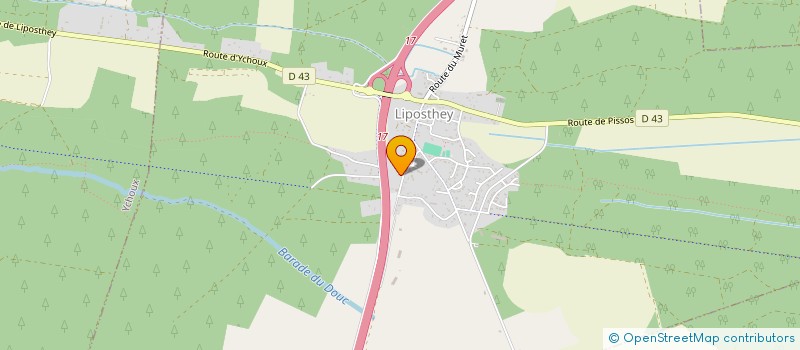 localisation de l'entreprise SCI HUJODA  LIPOSTHEY