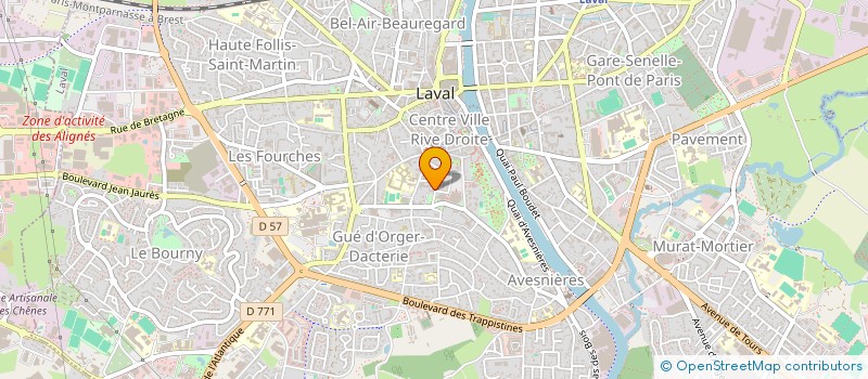 localisation de l'entreprise SCI HUJUCO à LAVAL