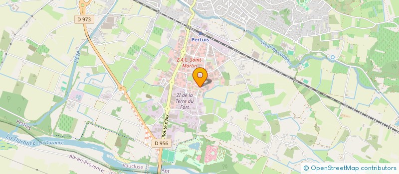 localisation de l'entreprise SCI HUJUNATOL  PERTUIS