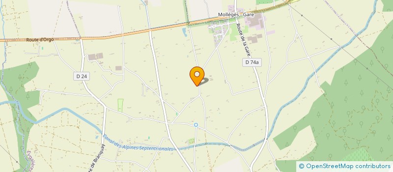 localisation de l'entreprise SCI HUKA  EYGALIERES