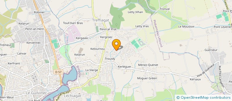 localisation de l'entreprise SCI HULI-SPAY  TREFFIAGAT