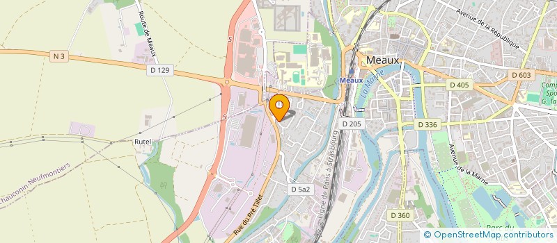 localisation de l'entreprise SCI HULIMMO 88  VILLENOY