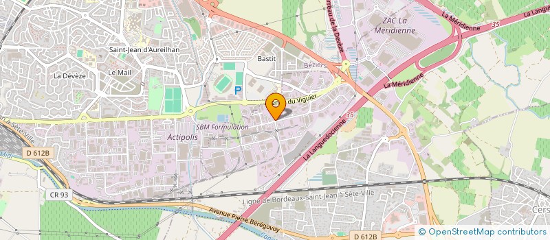 localisation de l'entreprise SCI HULINE RICHET à VILLENEUVE-LES-BEZIERS