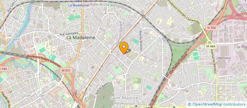 localisation de l'entreprise SCI HULKIN à LILLE