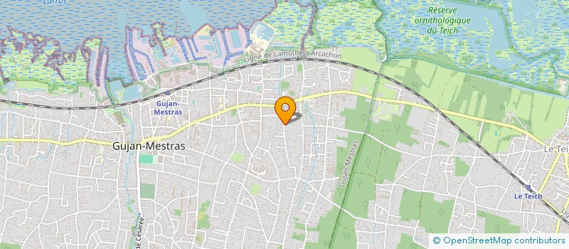 localisation de l'entreprise SCI HULMANN MS  GUJAN-MESTRAS