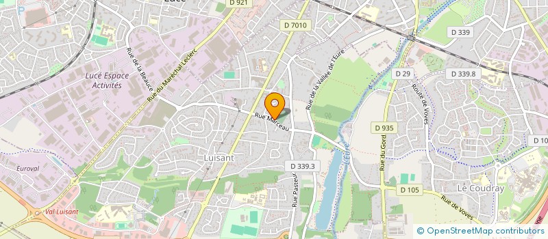 localisation de l'entreprise SCI HULO à LUISANT