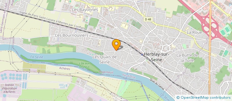 localisation de l'entreprise SCI HULO  HERBLAY-SUR-SEINE