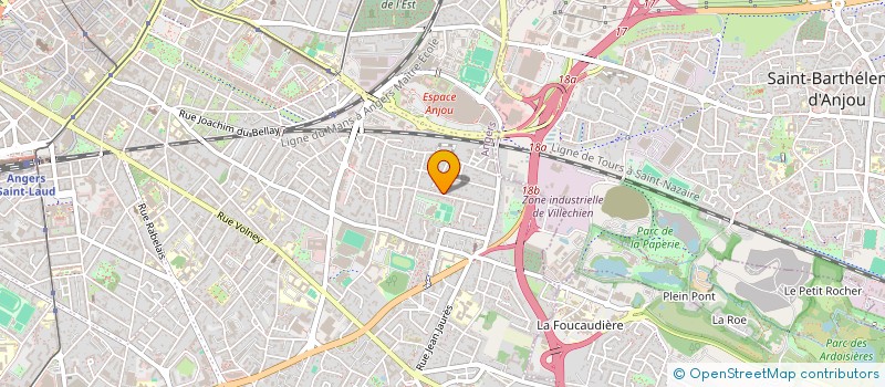 localisation de l'entreprise SCI HULORO à ANGERS