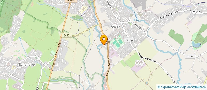 localisation de l'entreprise SCI HULUCA  CESSY