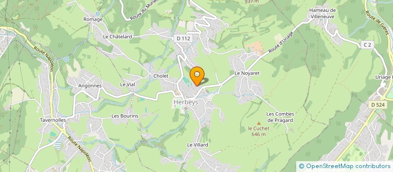 localisation de l'entreprise SCI HULUMA  HERBEYS