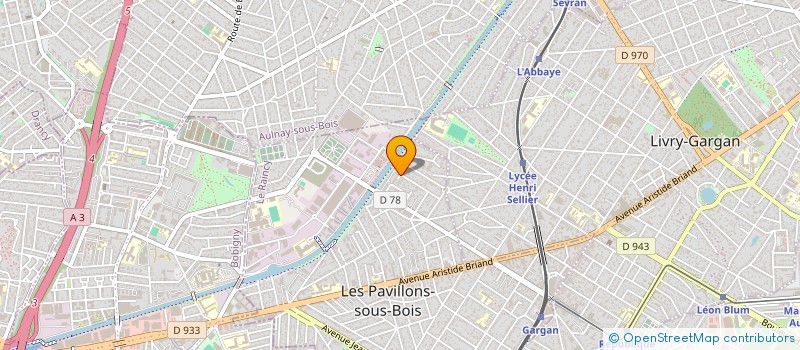 localisation de l'entreprise SCI HULYABDULLAH à LES PAVILLONS-SOUS-BOIS