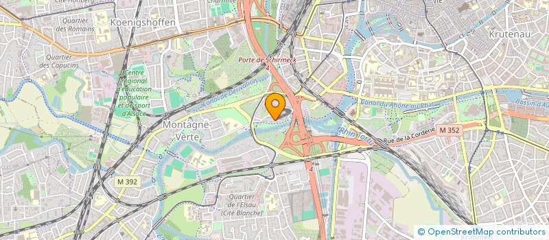 localisation de l'entreprise SCI HUMA  STRASBOURG