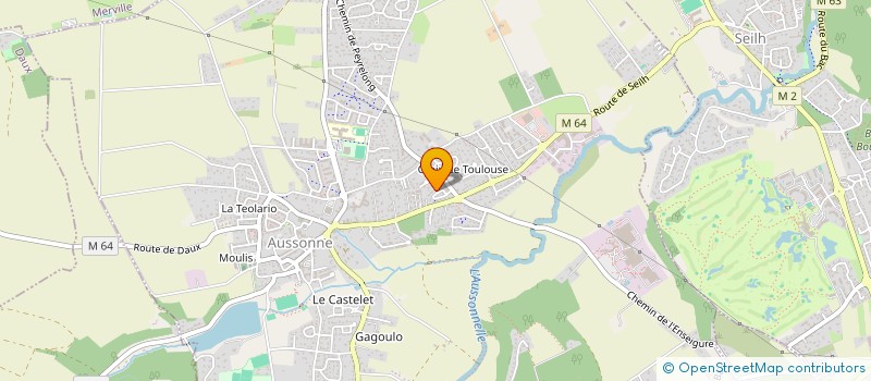 localisation de l'entreprise SCI HUMA  AUSSONNE