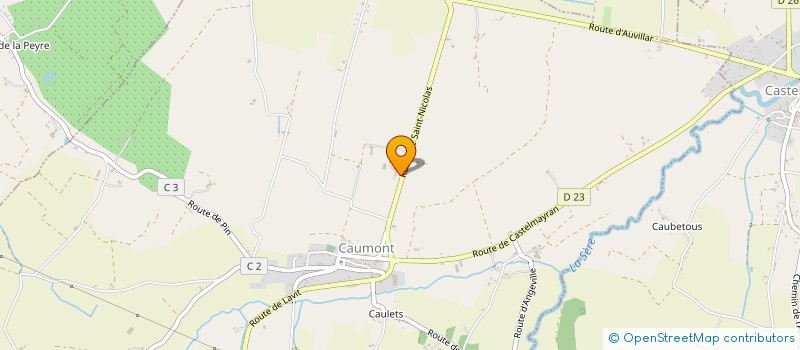 localisation de l'entreprise SCI HUMAGO à CAUMONT