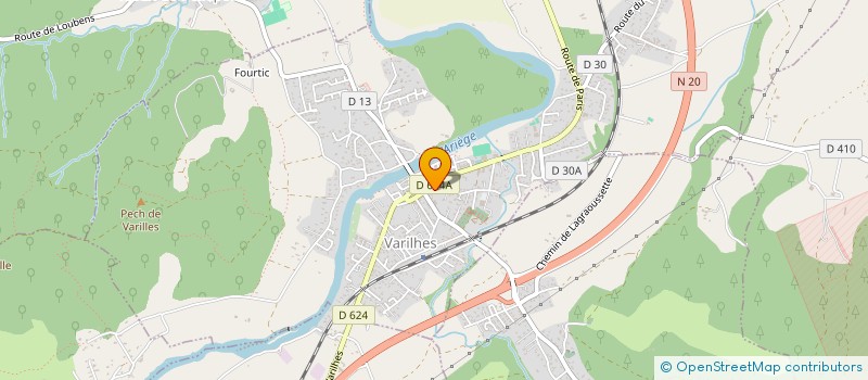 localisation de l'entreprise SCI HUMARIEGE à VARILHES
