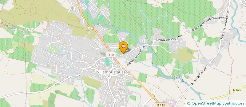 localisation de l'entreprise SCI HUMBEL  VILLEMOUSTAUSSOU