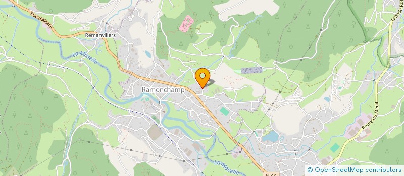 localisation de l'entreprise SCI HUMBERT AEROBAT  RAMONCHAMP