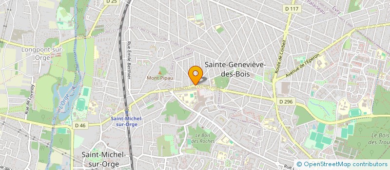 localisation de l'entreprise SCI HUMBERT - BRETIGNY à SAINTE-GENEVIEVE-DES-BOIS