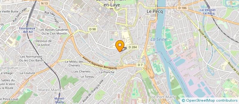 localisation de l'entreprise SCI HUMBERT LHERMITTE  SAINT-GERMAIN-EN-LAYE