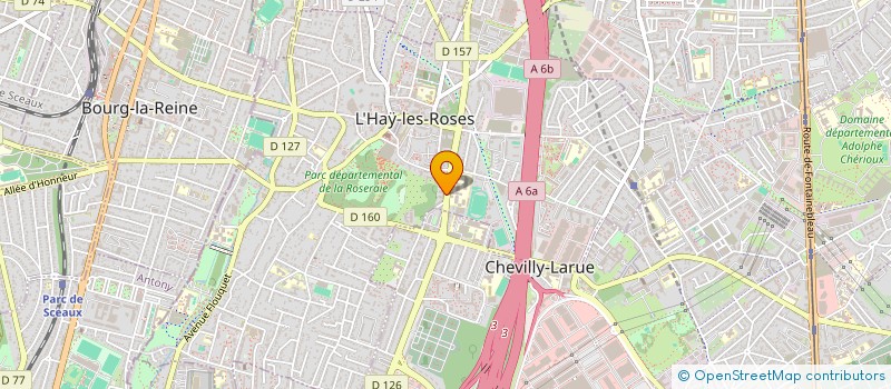 localisation de l'entreprise SCI HUMBLE HOST  L'HAY-LES-ROSES