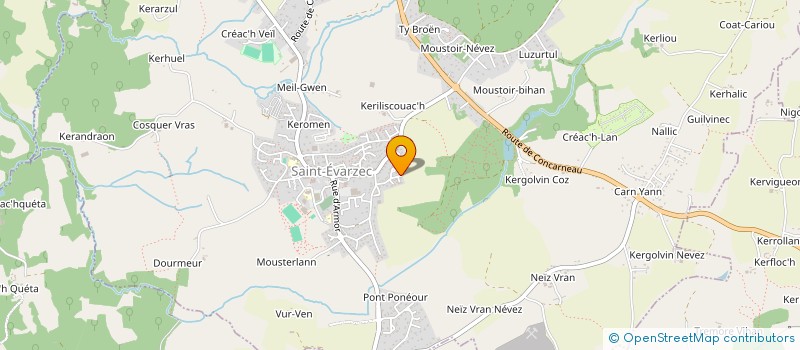 localisation de l'entreprise SCI HUMBLOT PLANCHER  SAINT-EVARZEC
