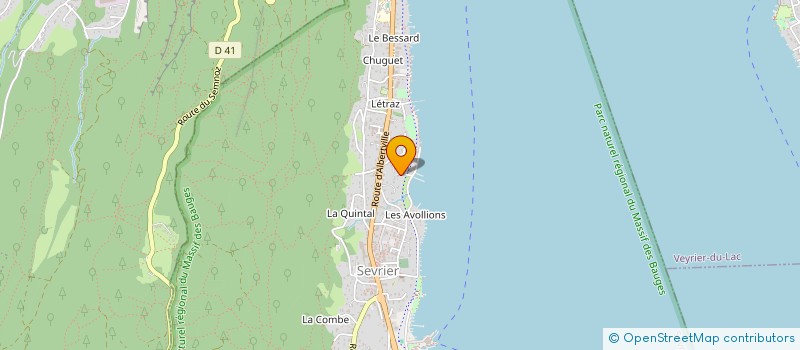 localisation de l'entreprise SCI HUMBLOT PORT DES SEINES  SEVRIER