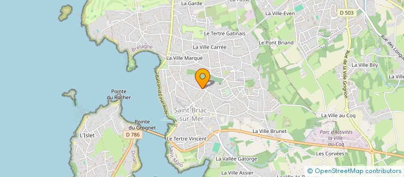 localisation de l'entreprise SCI HUMET à SAINT-LUNAIRE