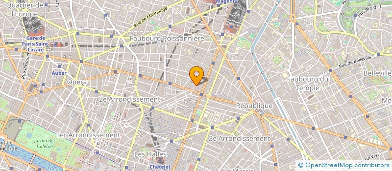 localisation de l'entreprise SCI HUMEZ  PARIS