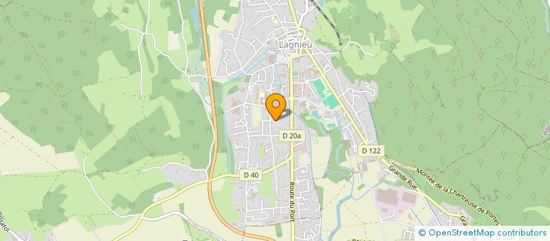 localisation de l'entreprise SCI HUMFA à LAGNIEU