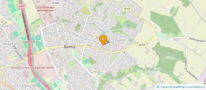 localisation de l'entreprise SCI HUN DESBATS  BALMA