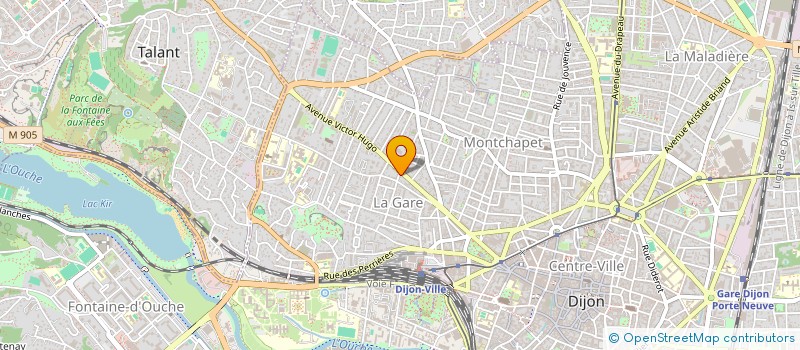 localisation de l'entreprise SCI HUNARD-THEGO à DIJON