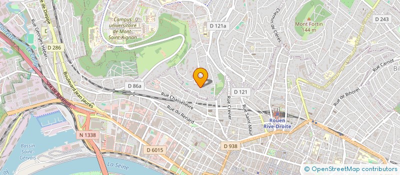 localisation de l'entreprise SCI HUNAULT VAUDOUR  MONT-SAINT-AIGNAN